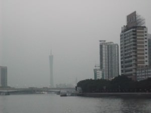 Skyline view in Guangzhou China