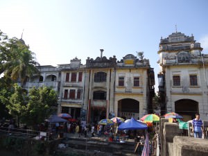 Old buildings in Chikan near Kaiping in China
