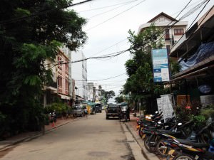 Downtown Vientiane Laos