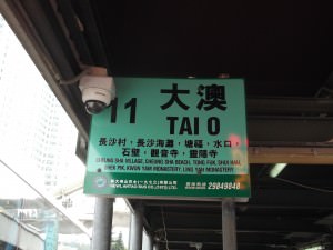 Tai O bus from Tung Chung
