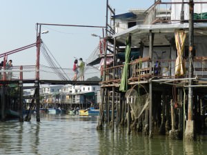 Stilt housing in Tai O fishing village