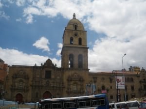 Big church in central La Paz Jonny Blair a lifestyle of travel