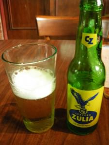 Zulia Beer in Altamira Caracas Venezuela
