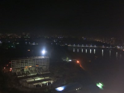 night time pyongyang view
