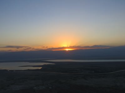 masada sunrise israel