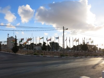 palestine flags ramallah