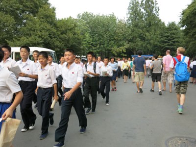 locals in pyongyang