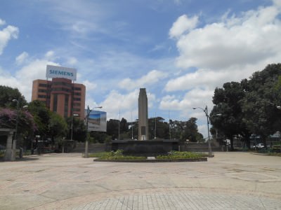 Independence Monument in Guatemala City.