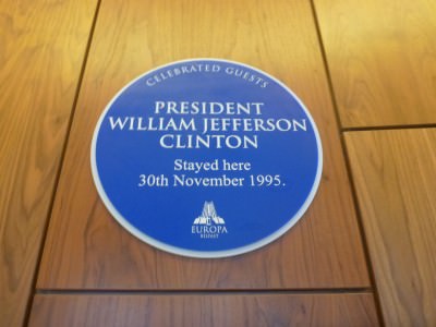 Bill Clinton once stayed here.