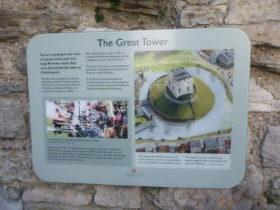 The Great Tower, Christchurch, Dorset, England.