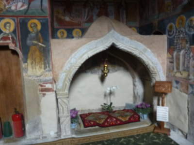 Inside Moldovita main church.