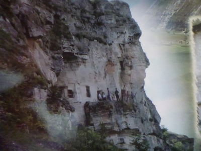The nose and face shape of the monastery.