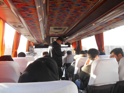 The bus from Tabriz to Orumiyeh.