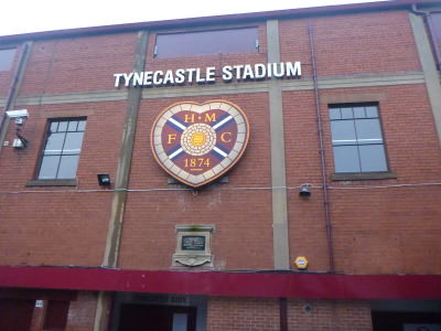 Tynecastle Stadium, home of Hearts.