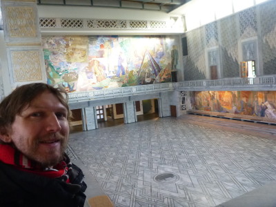 Wow! Interior of Oslo City Hall.