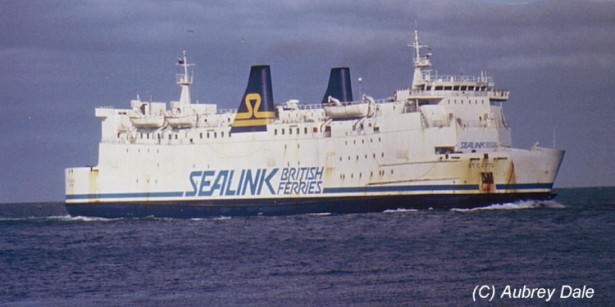 The St. David ferry from Larne to Stranraer