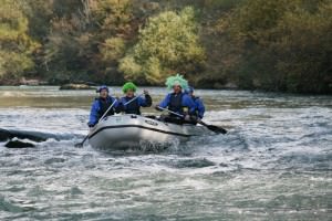 Green and White Water Rafting in Bled Slovenia