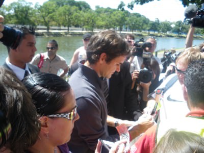 Jonny Blair met Roger Federer in Melbourne in 2010. He lives a lifestyle of travel.