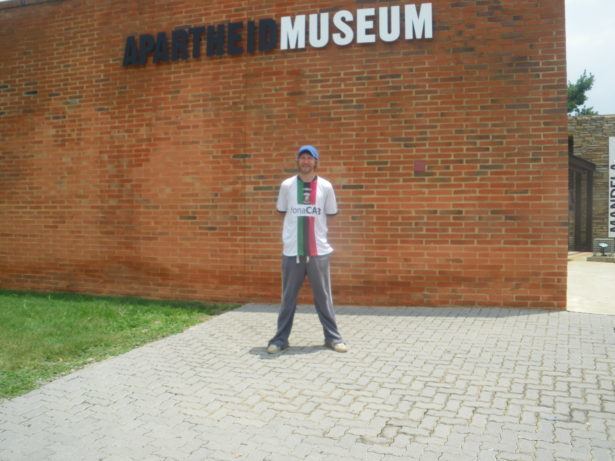 Visiting the Apartheid Museum, Johannesburg, South Africa