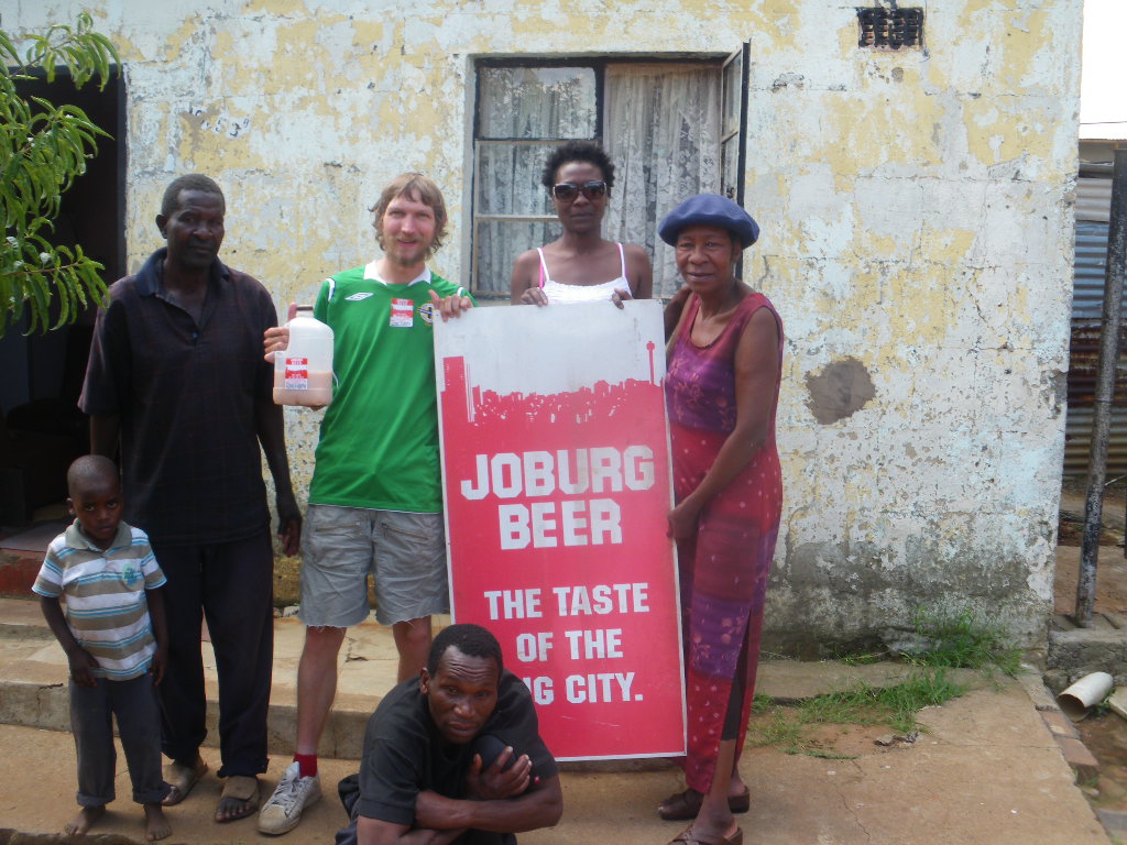 Joburg Beer in Soweto Shebeen