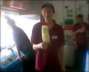 Jonny Blair worked at Best Break Bournemouth for 4 years selling ice cream