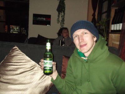 Jonny Blair trying a Dali Beer in Pub street Shuhe Old Town a lifestyle of travel