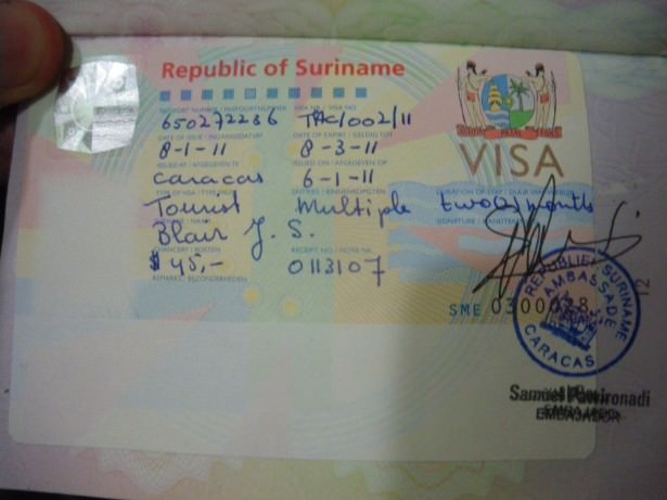 Dont stop living a lifestyle of travel Suriname Visa