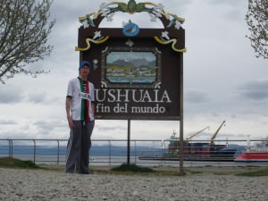 Jonny Blair in Ushuaia ARGENTINA at the end of the world a lifestyle of travel