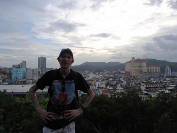 Jonny Blair overlooking Macau