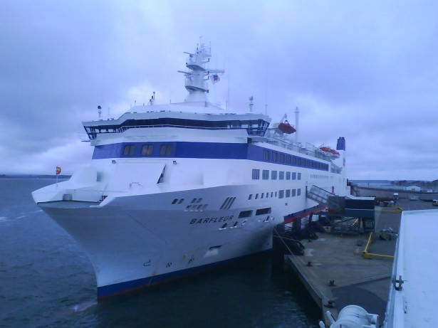 Barfleur docked in Poole