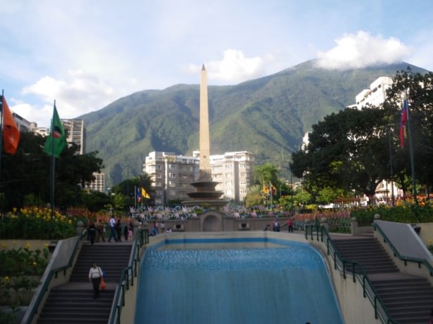 Plaza Altamira in Caracas - near enough to the Suriname Embassy