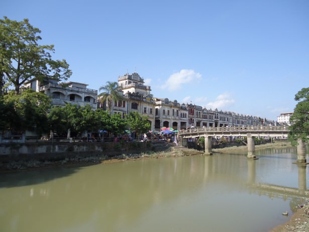 The river at Chikan Old Town