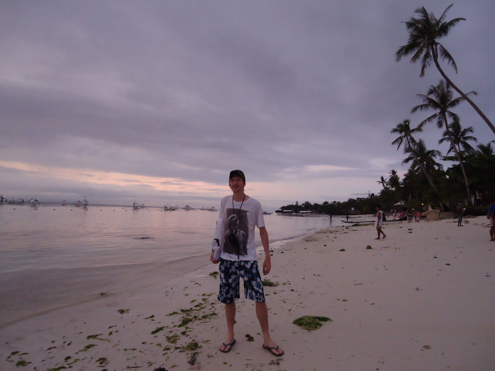 Jonny Blair at Alona Beach in the Philippines