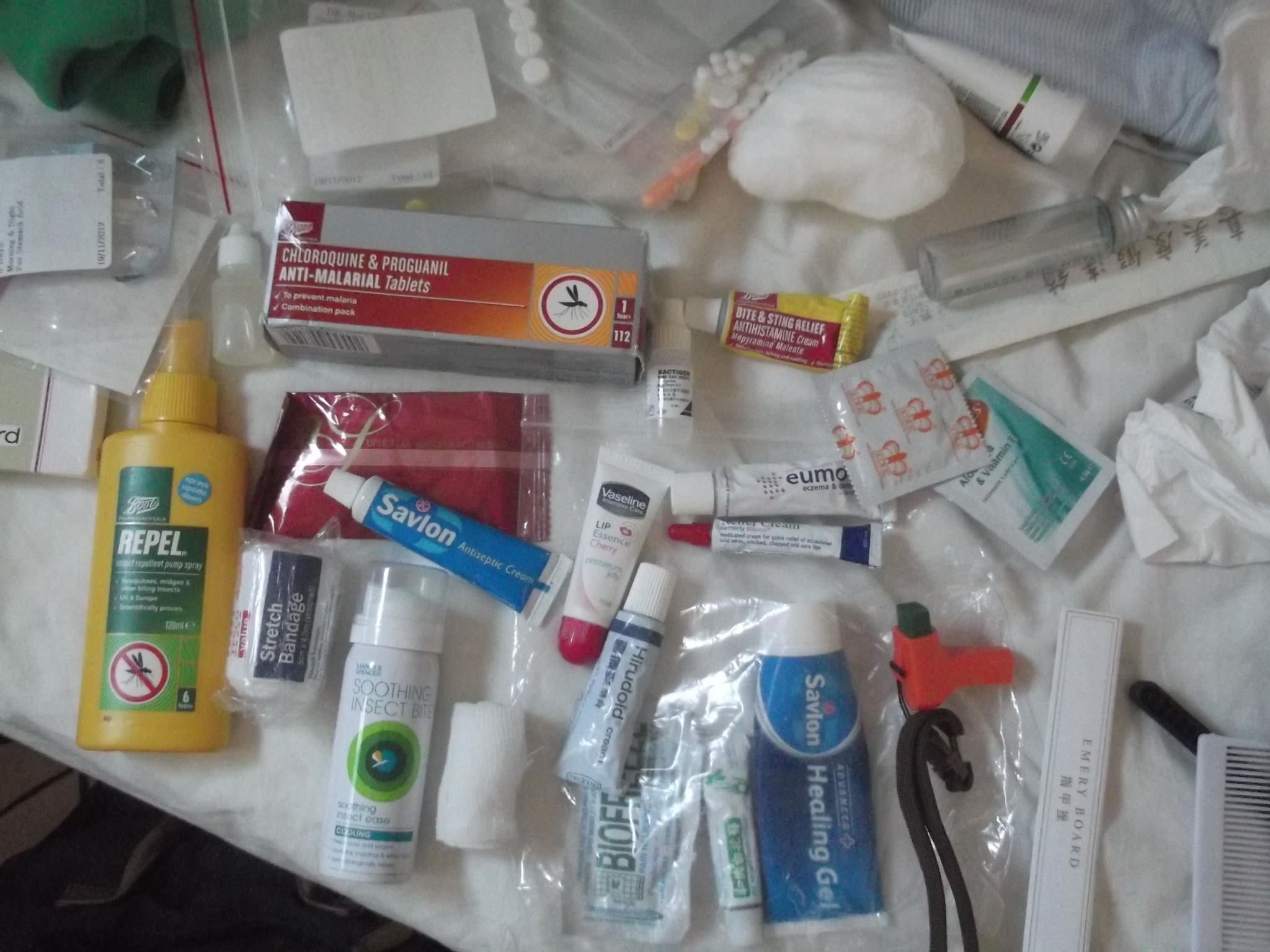 what to pack into a travel first aid kit