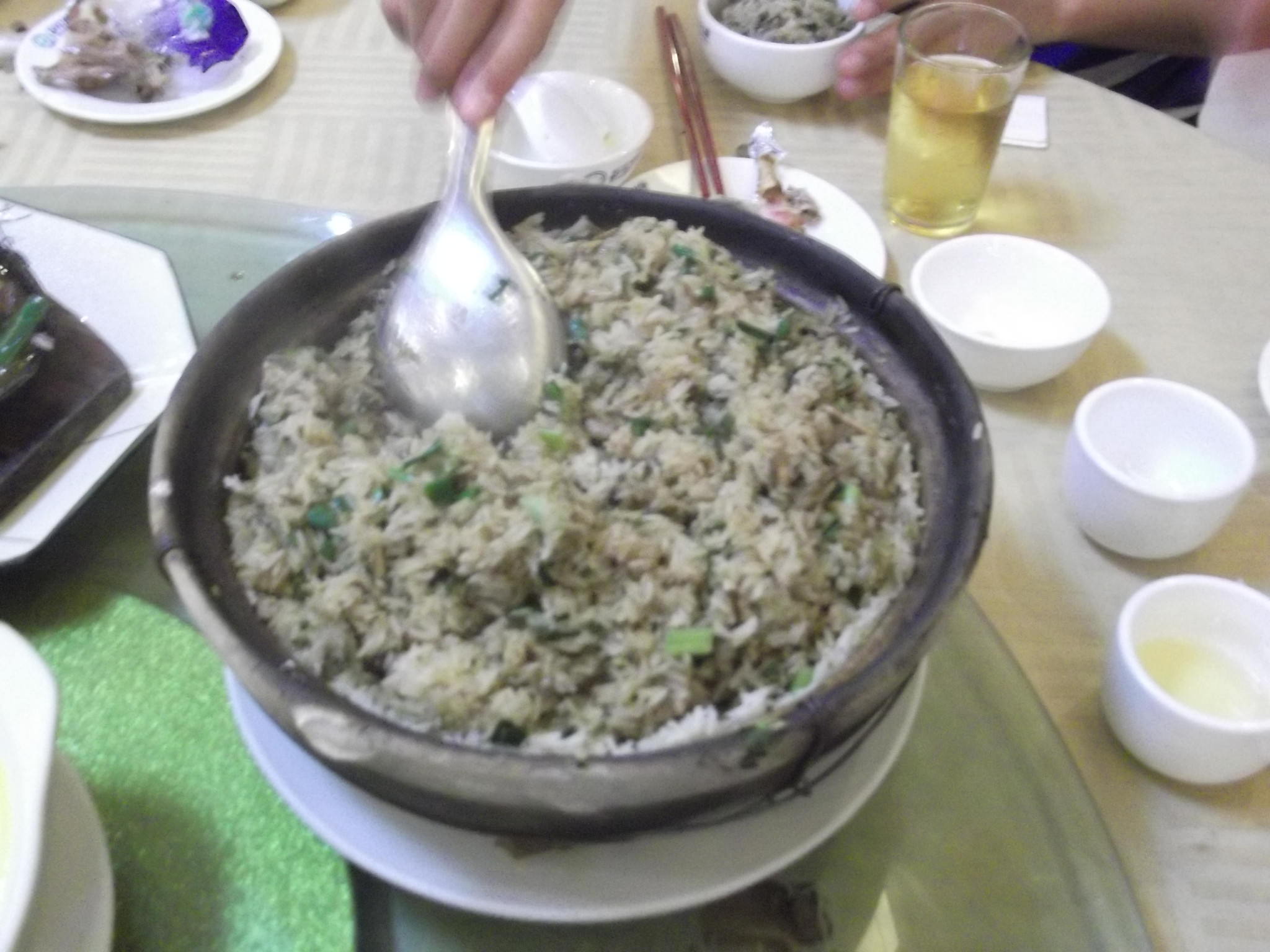 eel fried rice in Kaiping in China