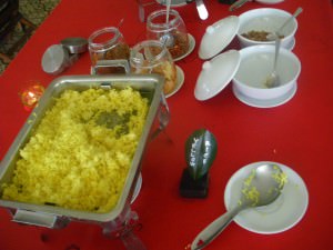 Indonesian Yellow Rice in Yogyakarta