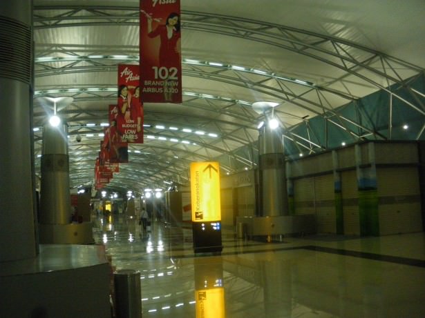 Sleeping in Jakarta International Airport