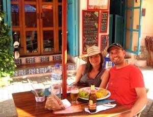 Andrea and John of Inspiring Travellers in Cartagena Colombia on Don't Stop Living