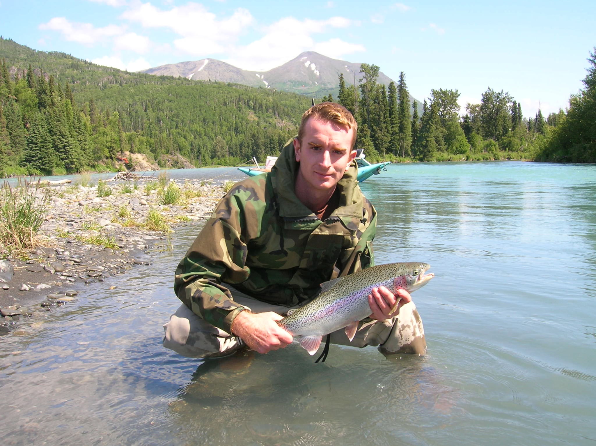 Greg Rodgers fishing in Alaska