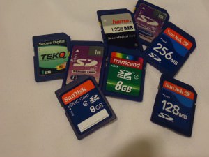 Always carry spare memory cards on your travels