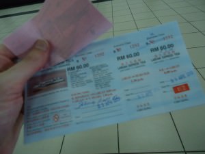 ticket from Kota Kinabalu to Brunei by ferry
