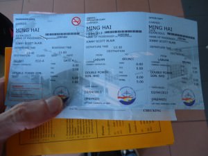 Departure tax from Malaysia to Brunei at Labuan