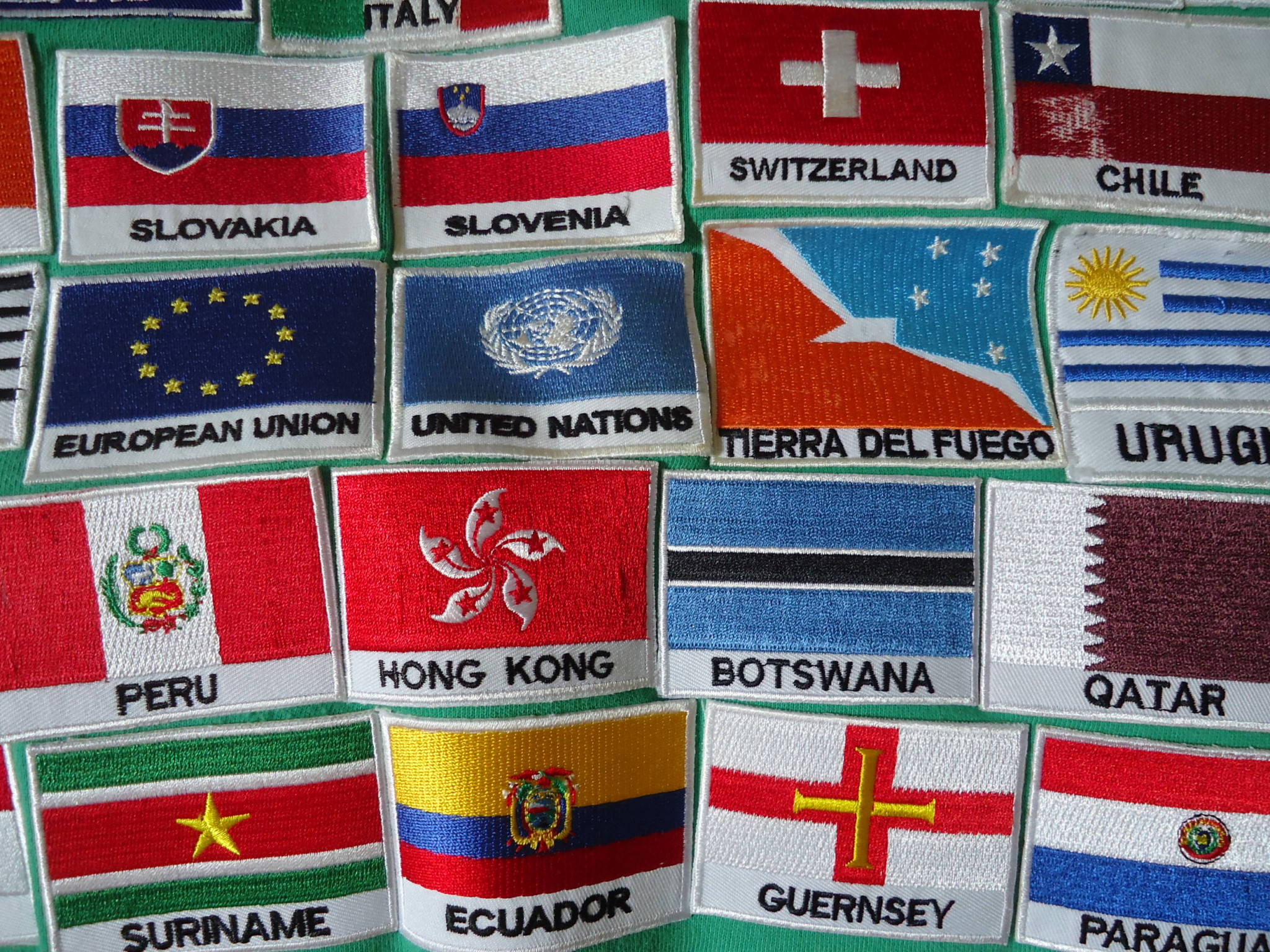 Travel Collectables: Country Flag Patches For My Fleece - Don't Stop Living