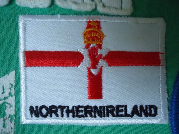 Northern Ireland flag patch iron on