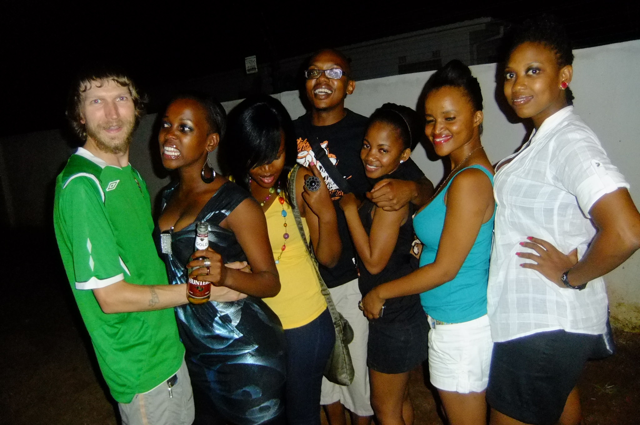 Jonny Blair partying in Gaborone Botswana