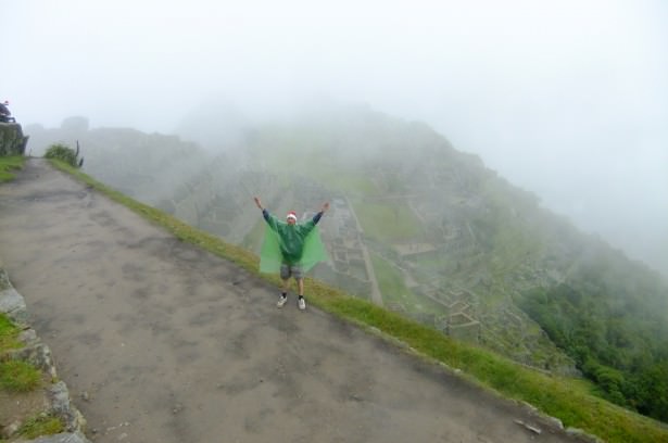 Jonny Blair at Machu Picchu in Peru