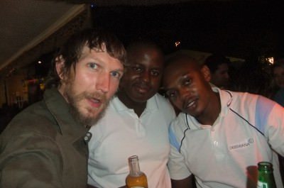 Jonny Blair partying in Botswana
