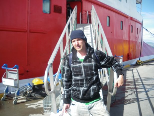 Boarding the MS Expedition for Antarctica in 2010