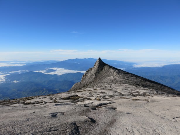 peak of Mount Kinabalu Borneo