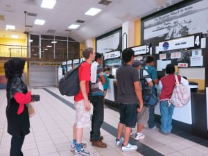 Jesselton Point ferry terminal buying tickets for brunei